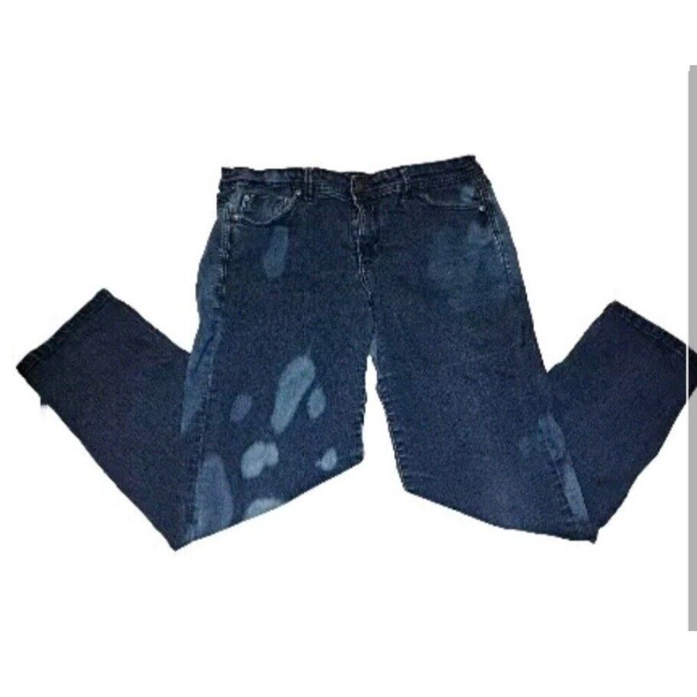 Calvin Klein Women's Size 10 Blue Jeans 30x30 Custom Bleached